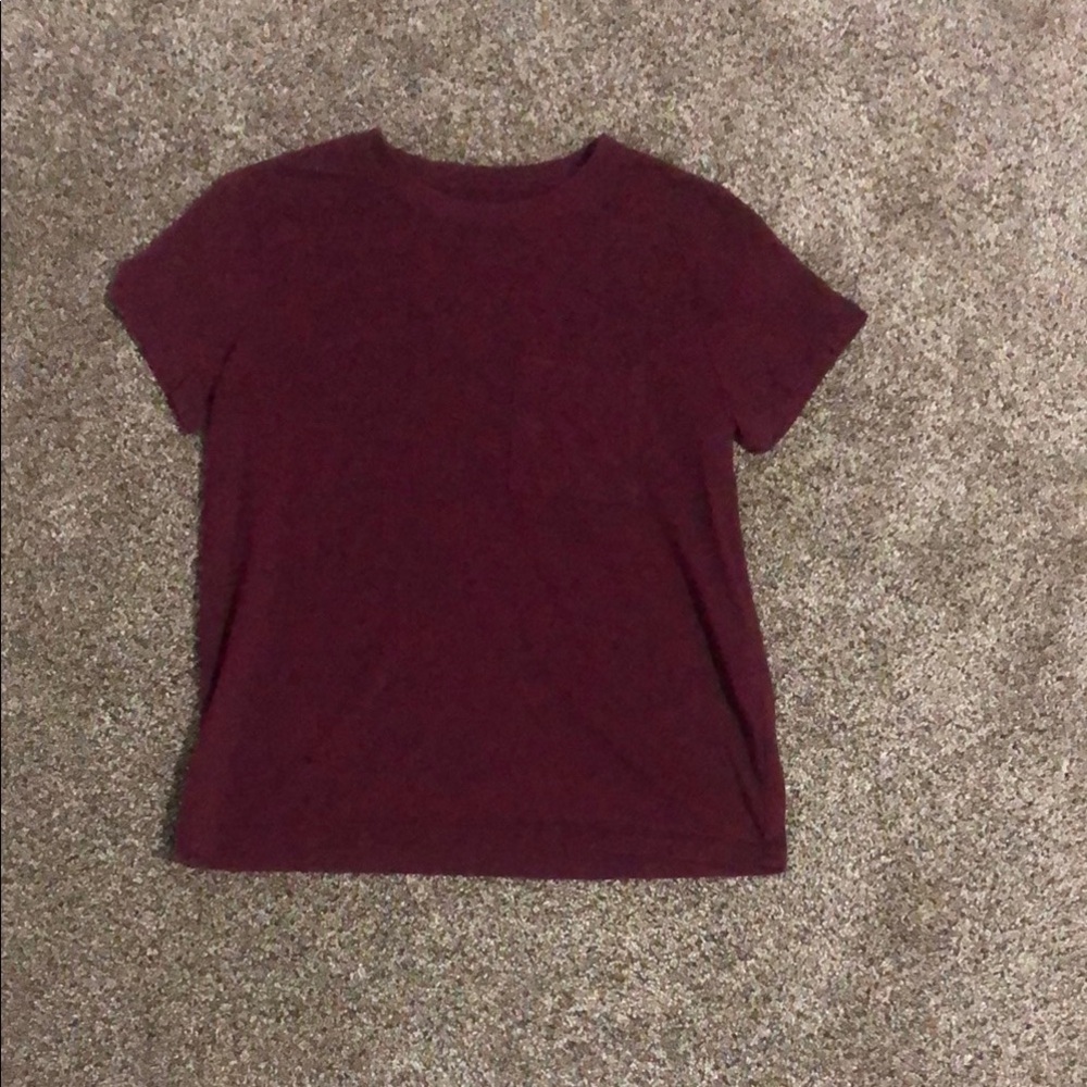 Arizona Jean Company Maroon Short Sleeve Tee